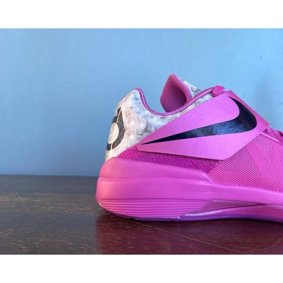 Nike KD 4 "Aunt Pearl" 2024 Pink Basketball Shoes Men's Size 11 HF9098-600 - Picture 4 of 11